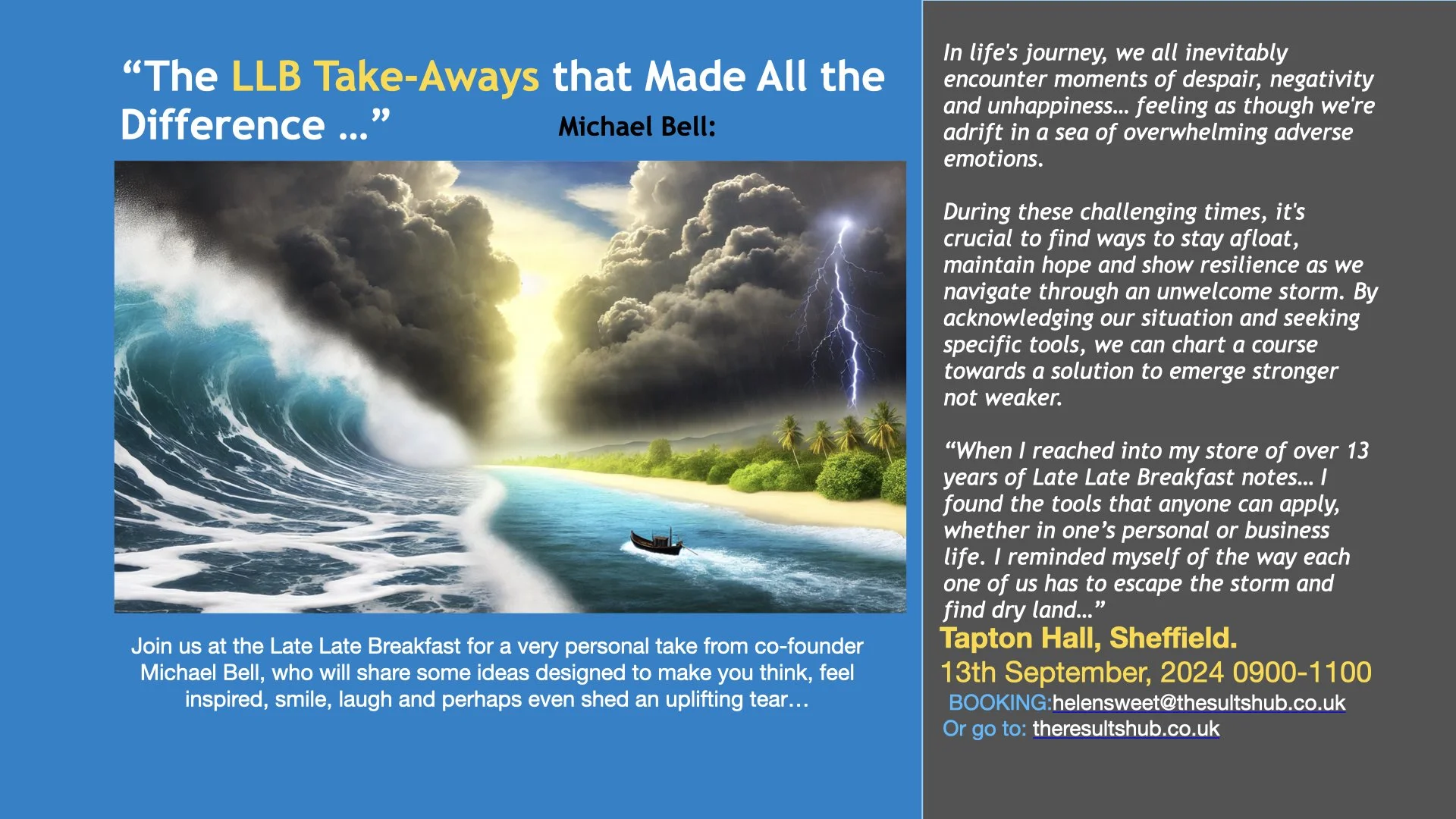 The September Late Late Breakfast