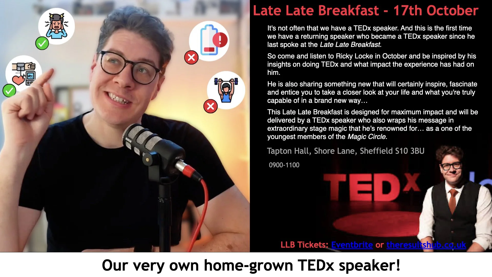 The October Late Late Breakfast with Ricky Locke