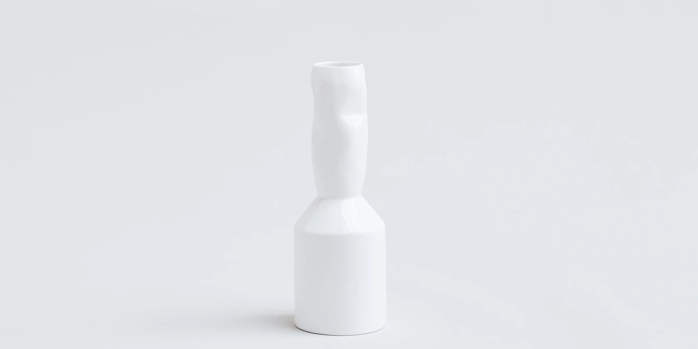 White Stem Vase