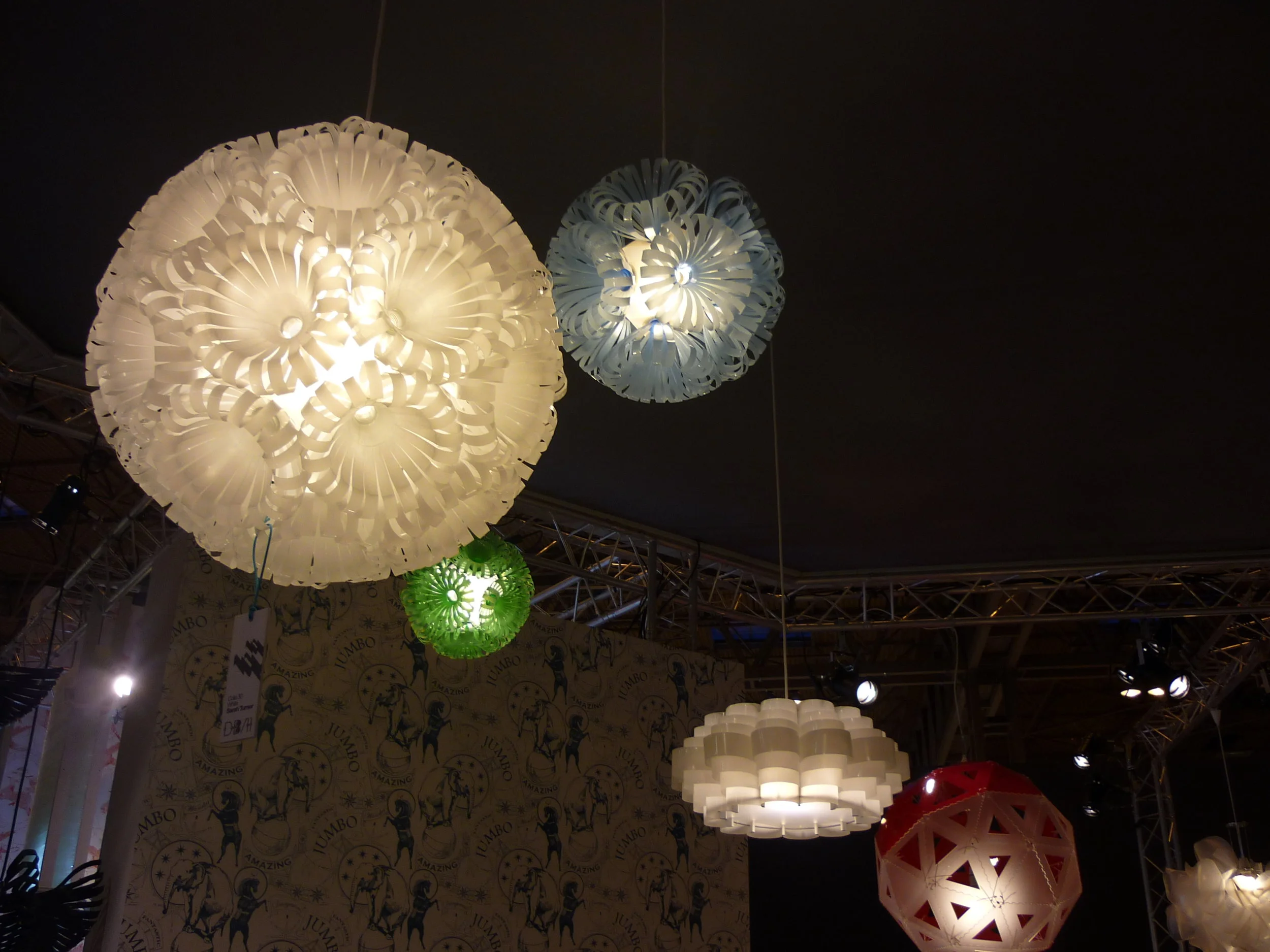 Cola 30 repurposed plastic bottle Chandelier