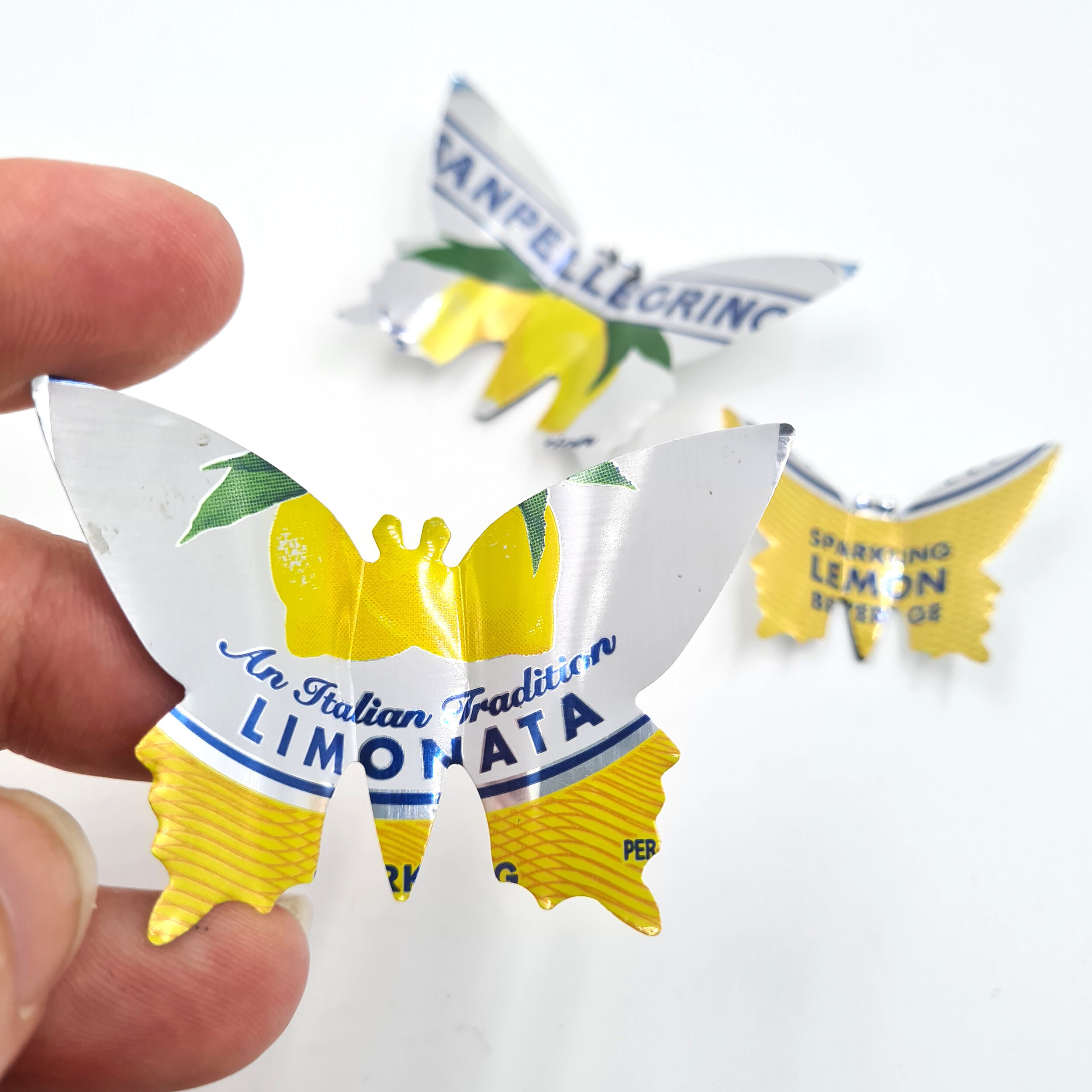 San Pellegrino Butterfly Can Magnets 