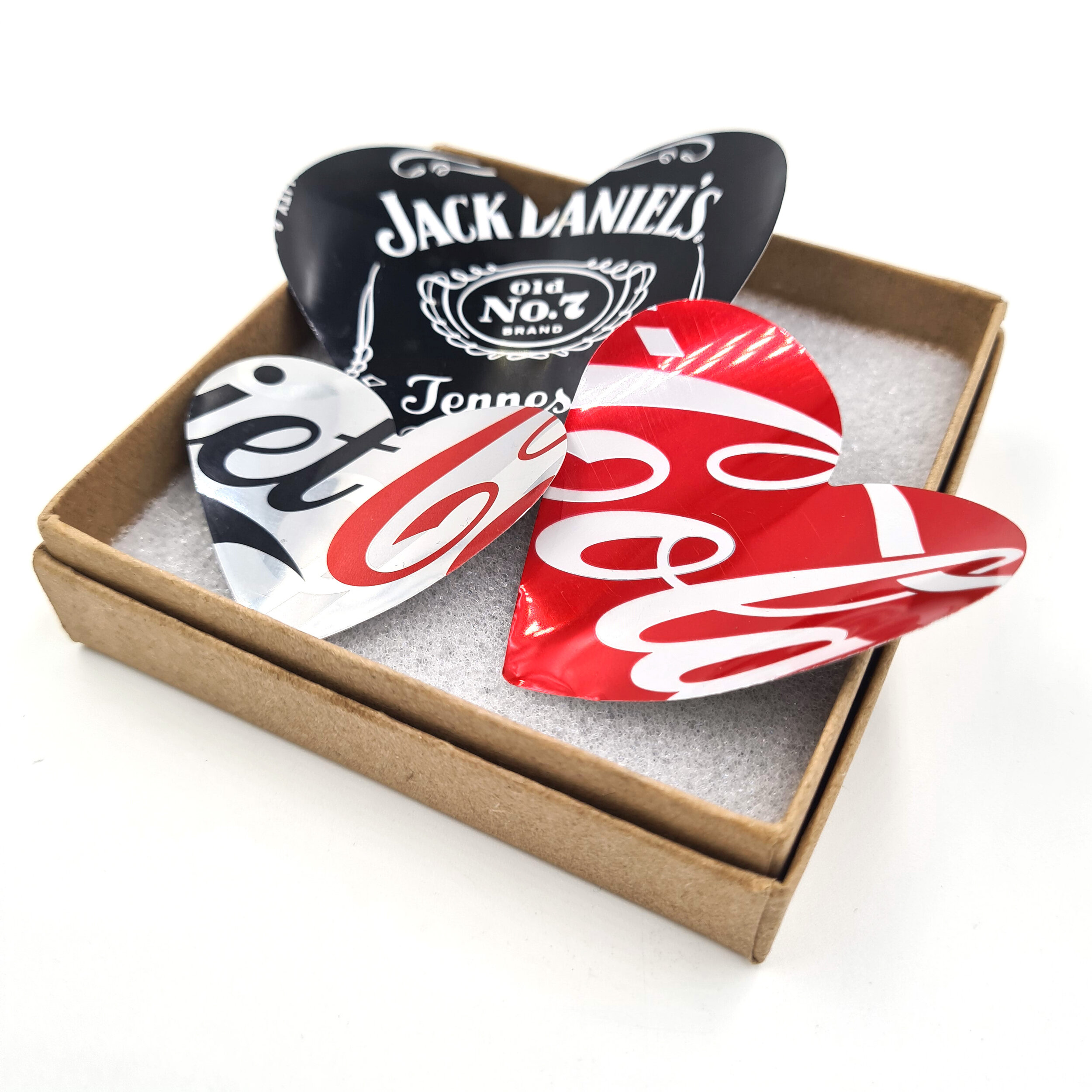Jack Daniels, Coca-Cola &amp; Diet Coke Heart Can Magnets