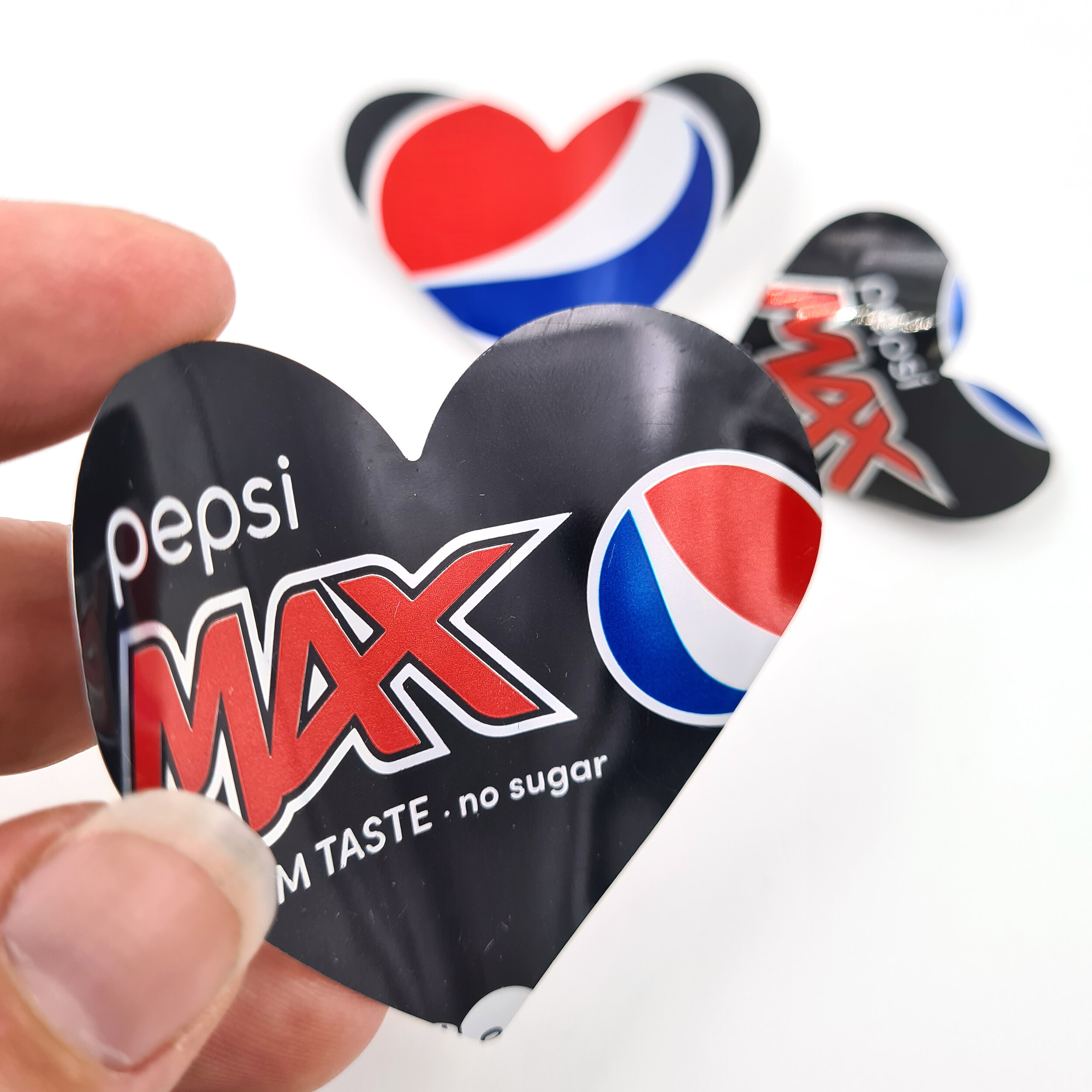 Creative hand made Pepsi Max Heart Can Magnets 