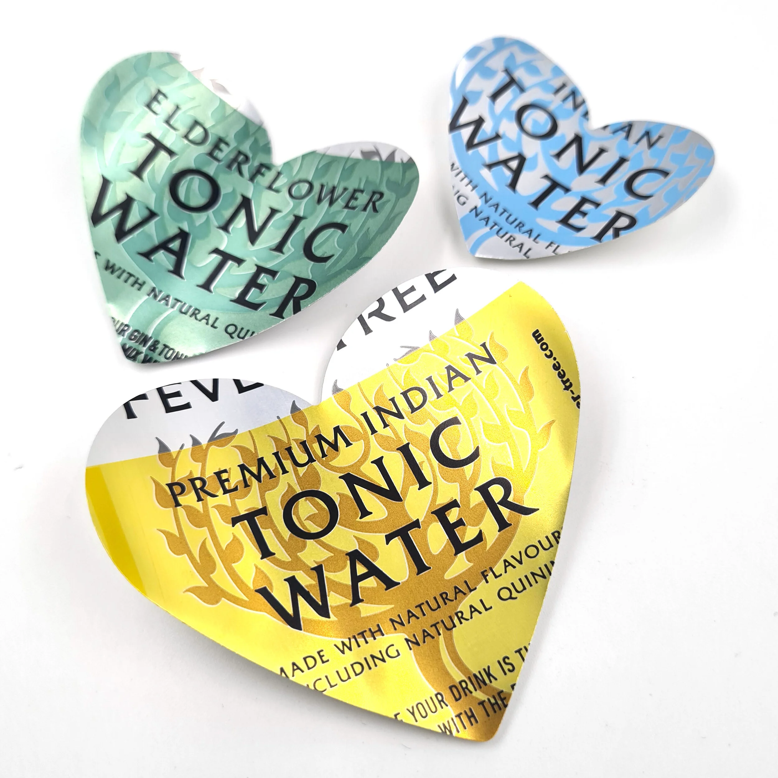 Vibrant colourful three creative magnet combo