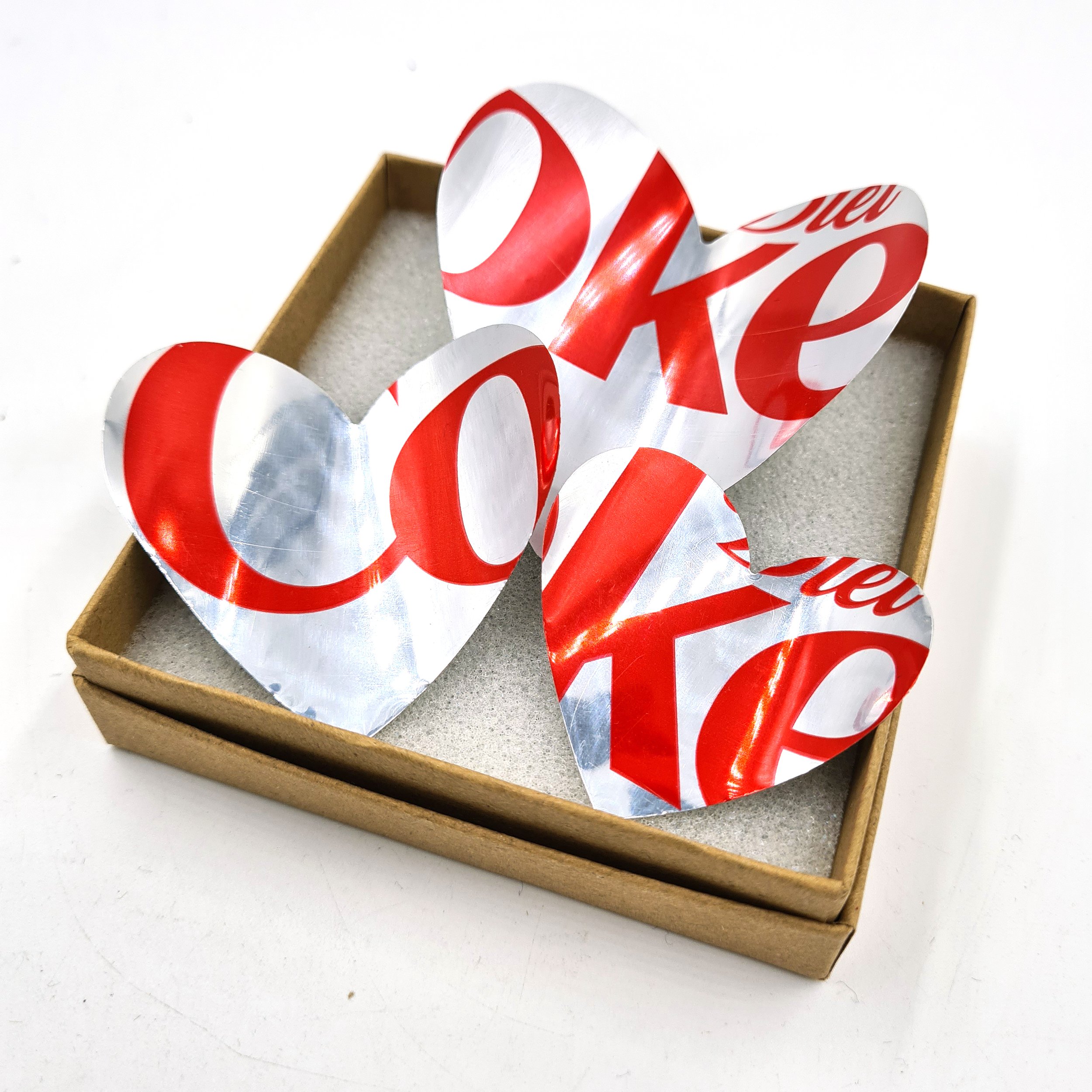 Diet Coke Heart Drinks Can Fridge Magnets 4 in gift box.jpg