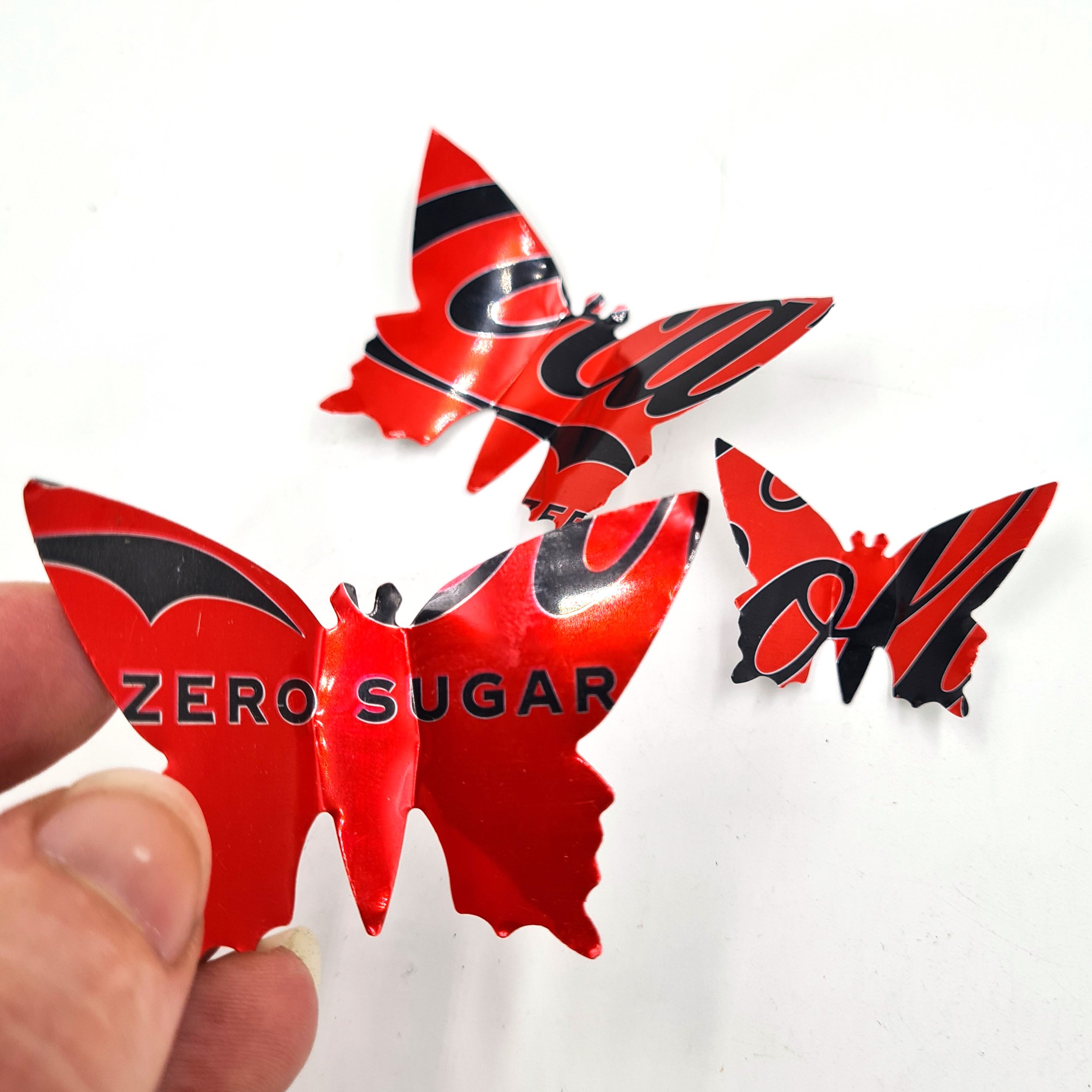Coke Zero reycled can magnets Butterflies 2.jpg