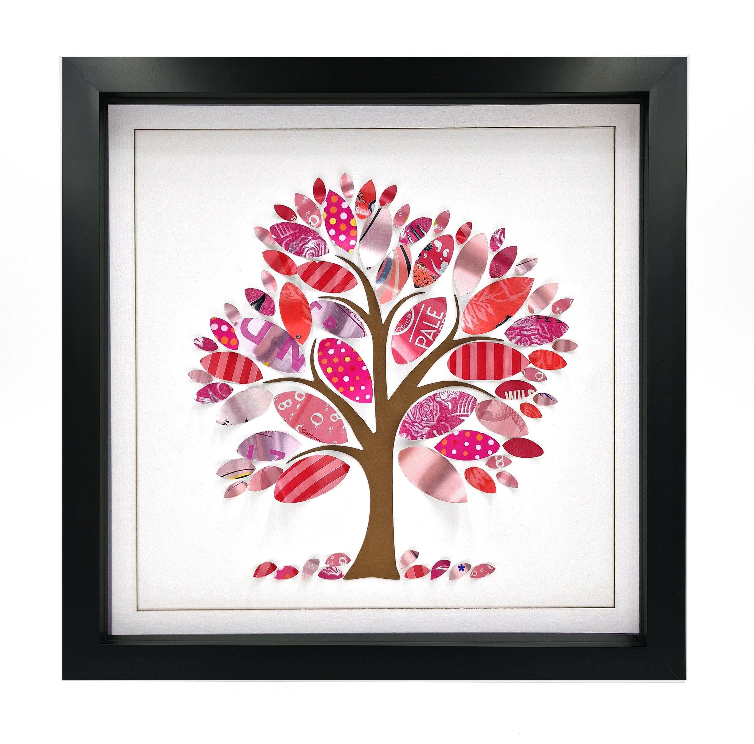 Spring Pink Blossom Tree Medium Black Frame.jpg