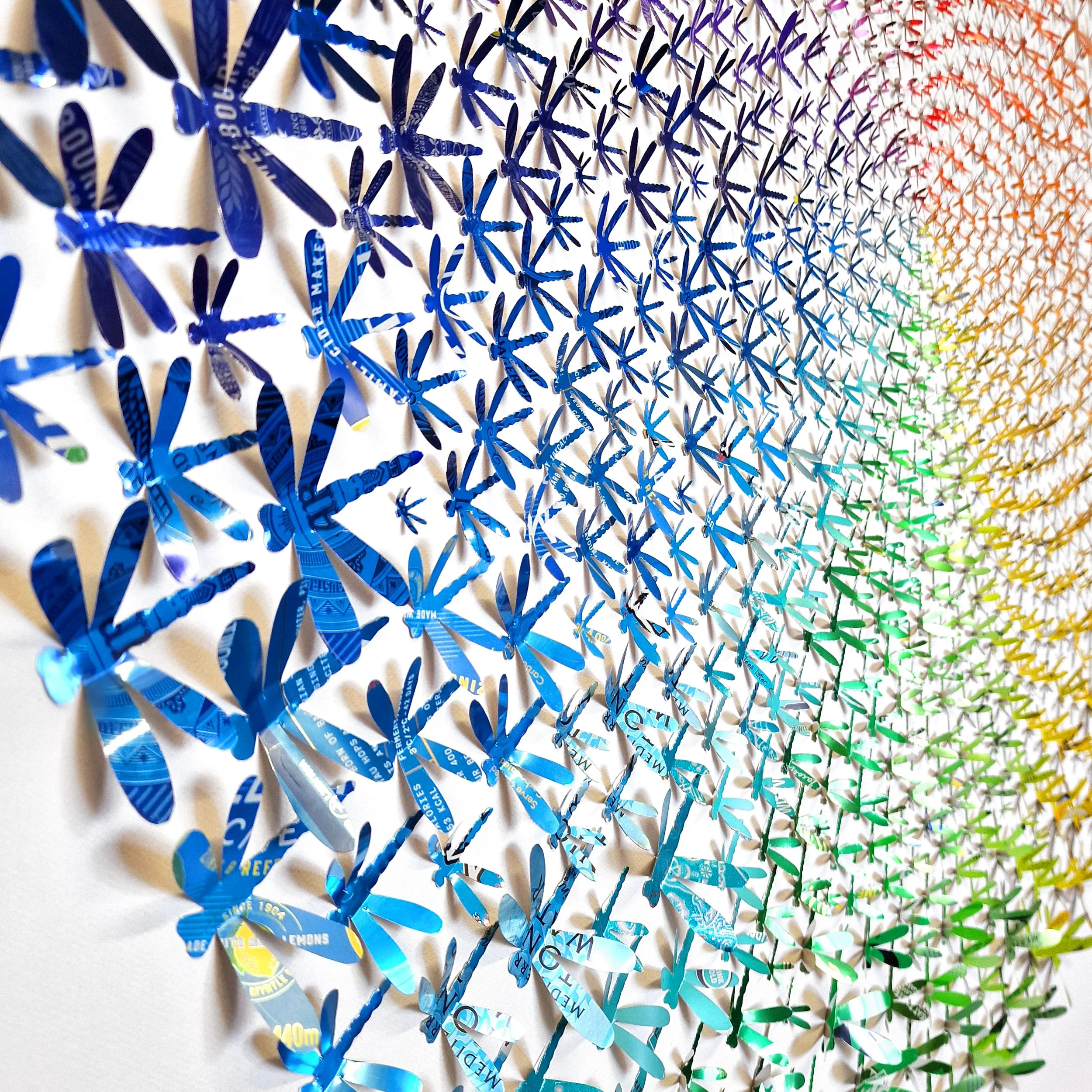 Rainbow Dragonfly Clockwose Circle 1m x 1m Close Up 2.jpg