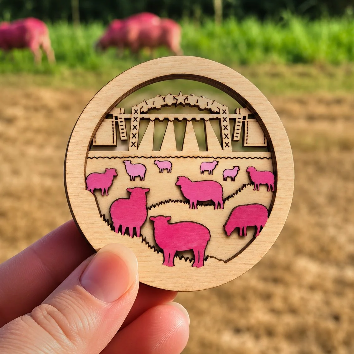 Flock of Sheep Magnet
