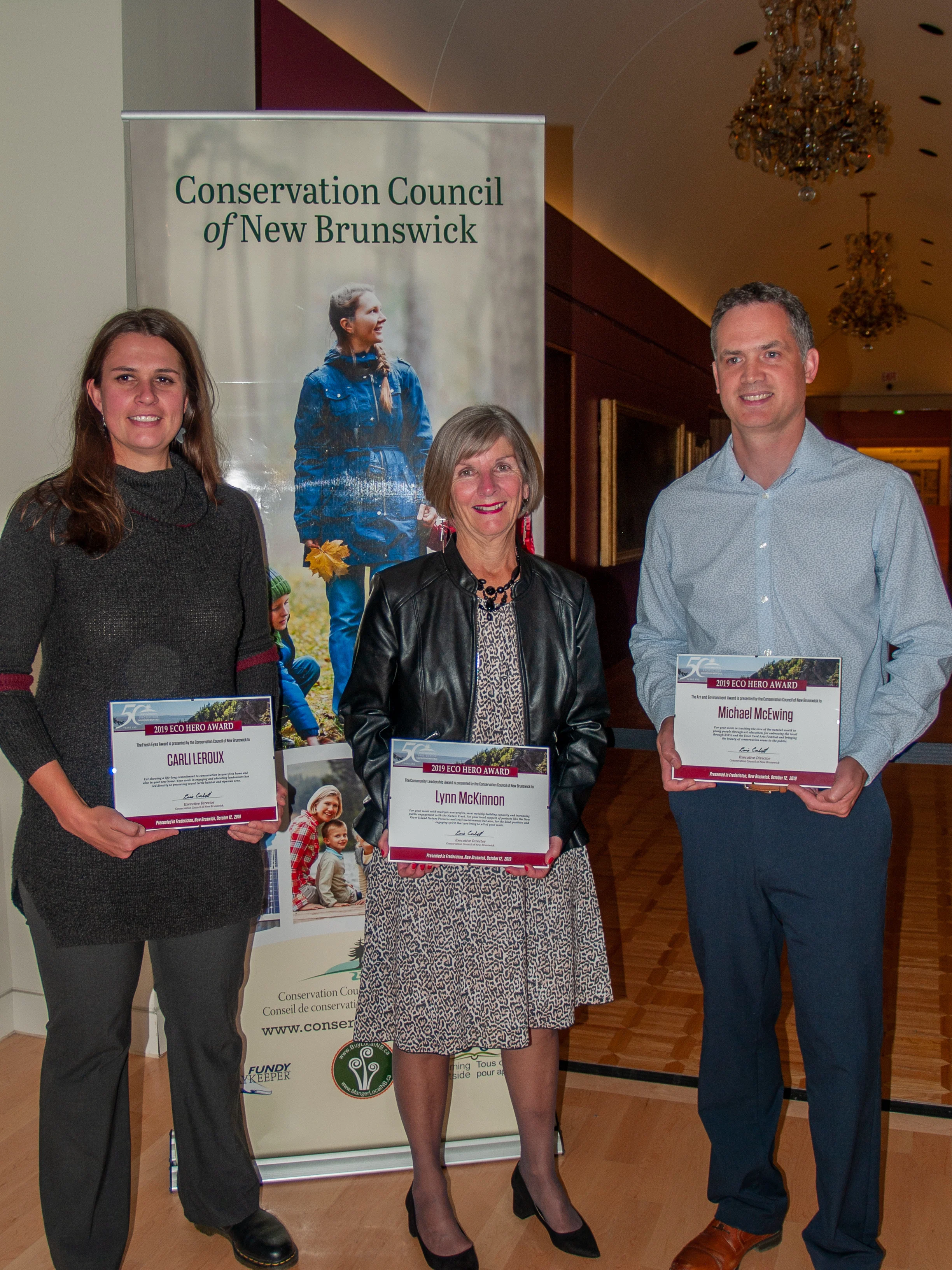 Nature Trust Supporters Recognized at the 2019 Eco-Hero Awards Gala