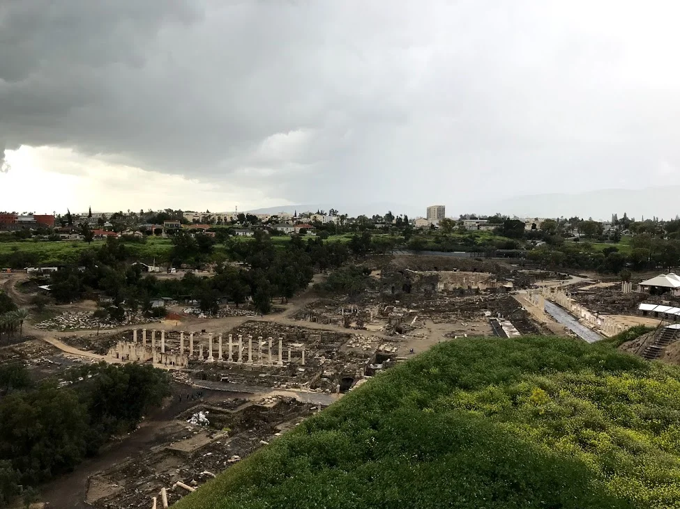 The ruins of Beit Shean.