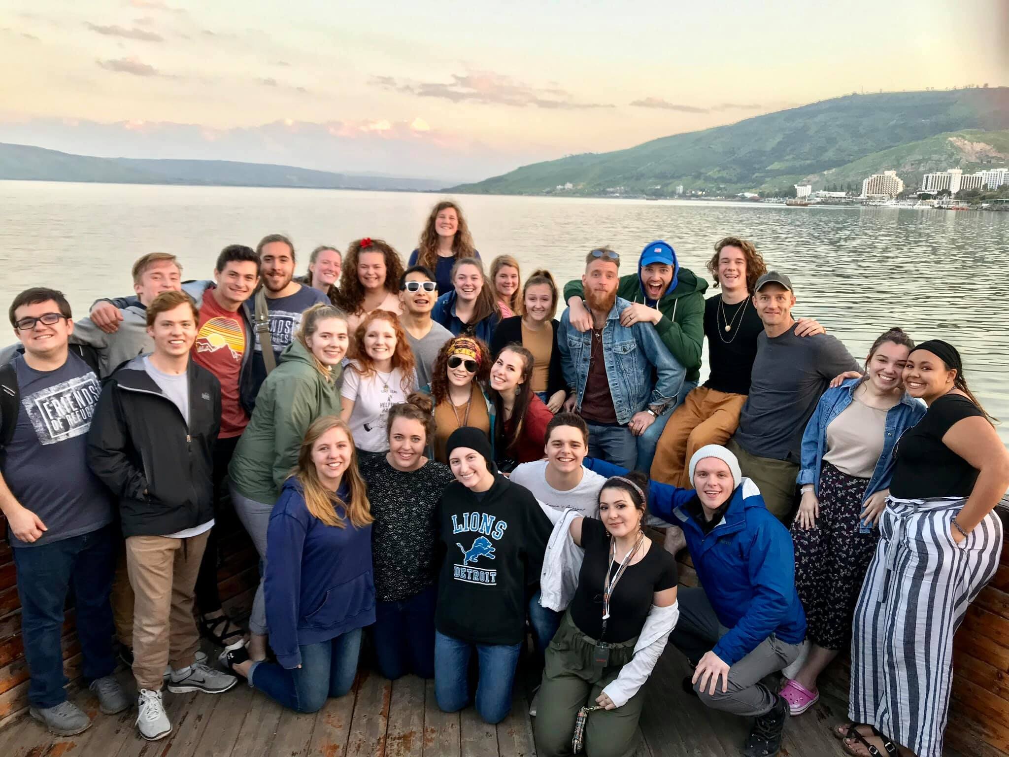 This is Clayton Lancaster with OneLife SWU on the Sea of Galilee in Israel of spring 2019.