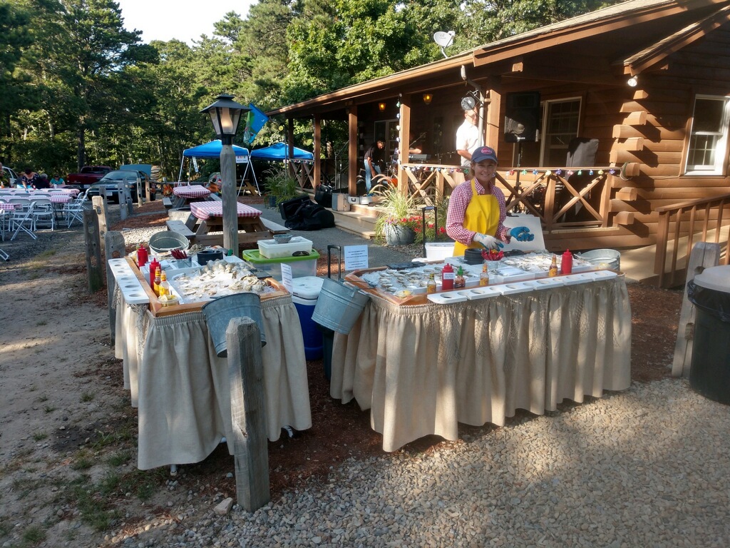 Awesome time working the shucking tables at Backside Bakes for a monster clambake