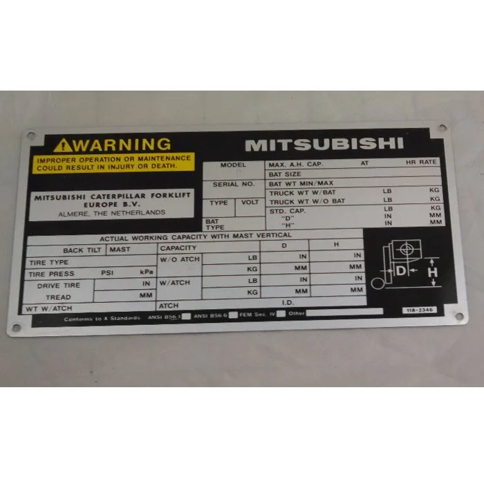 industrial engraving - custom machine panel