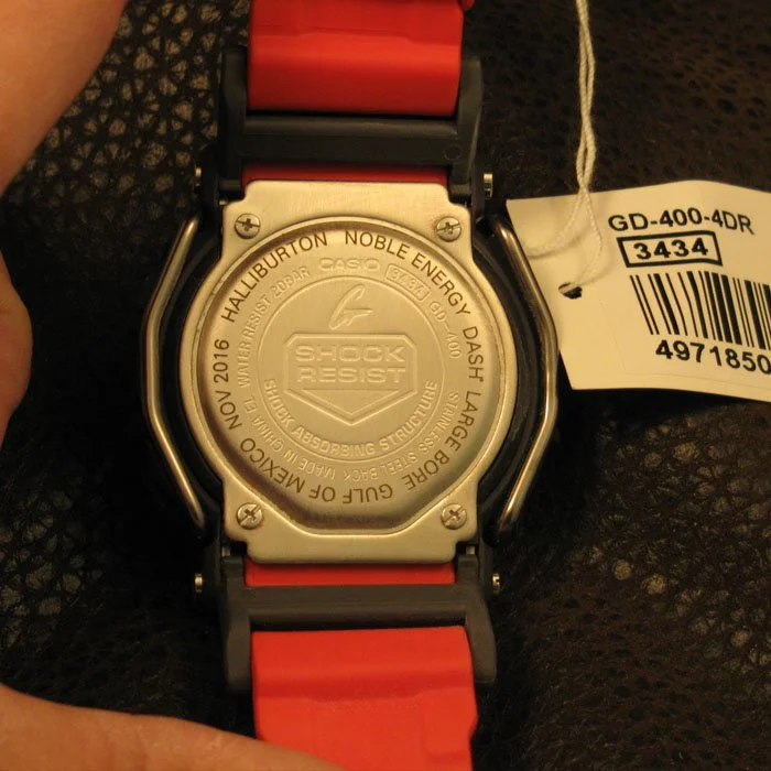 industrial engraving - custom engraved watch