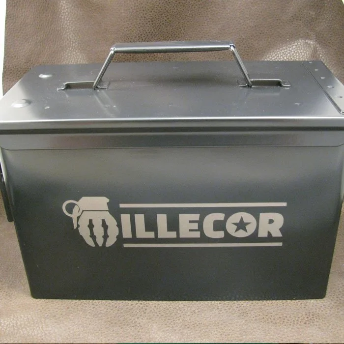 industrial engraving - custom engraved ammo box