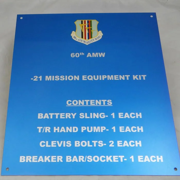 industrial engraving - custom engraved sign