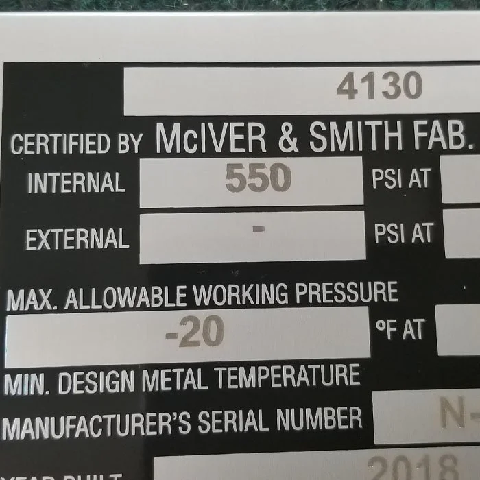 laser engraved plaque information