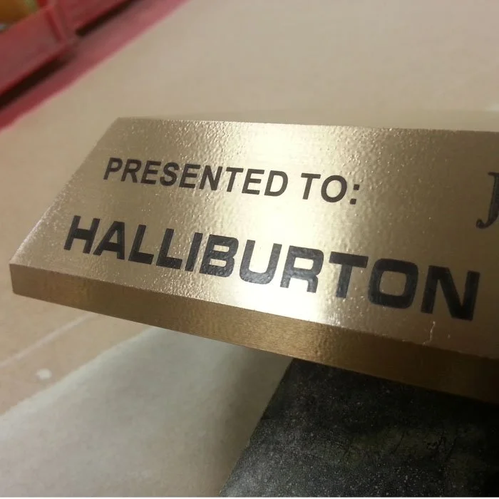 custom engraved award base