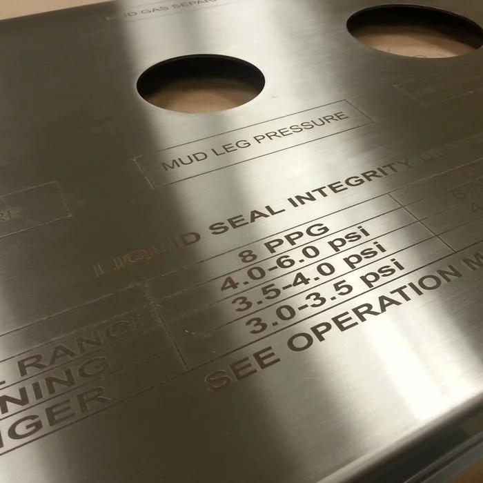 technical spec engraving