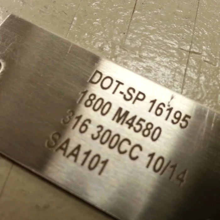 serial info engraving