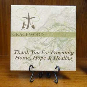 custom made thank you plaque