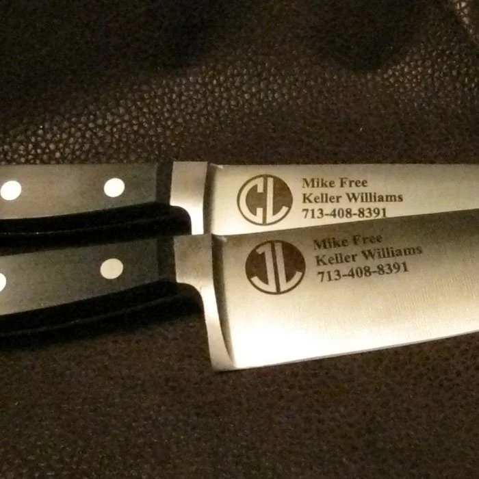 branded personalized kitchen knife