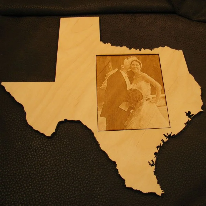 photo engraved wood art