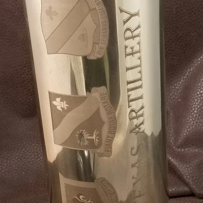 custom engraved artillery shell