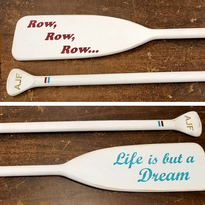 direct printing - custom oars