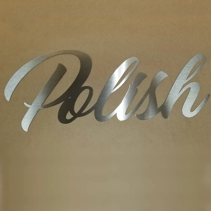 metal word art