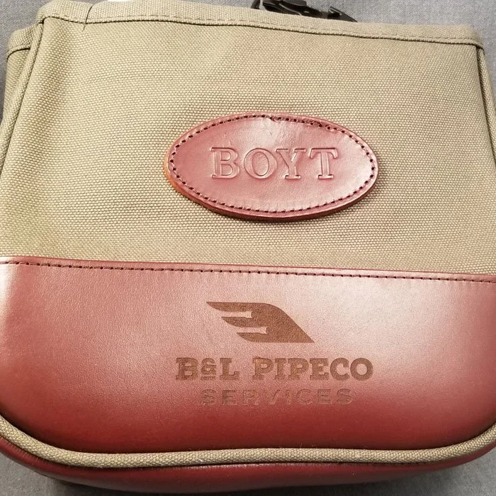 custom engraved leather - engraved bag