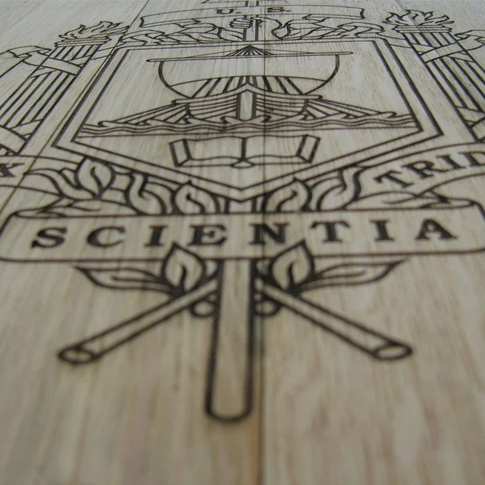custom pyrography - table woodburning