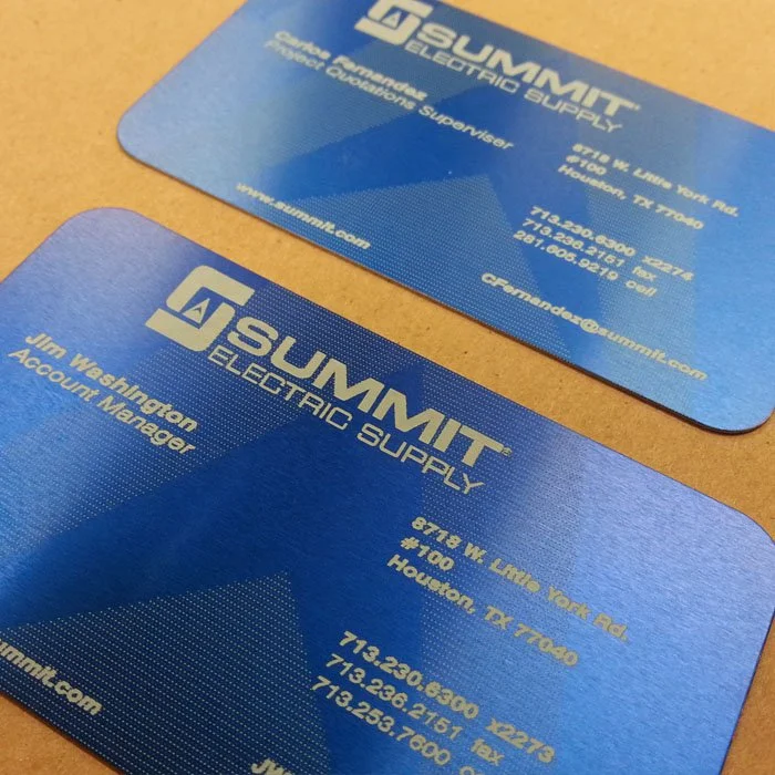 custom engraved business cards