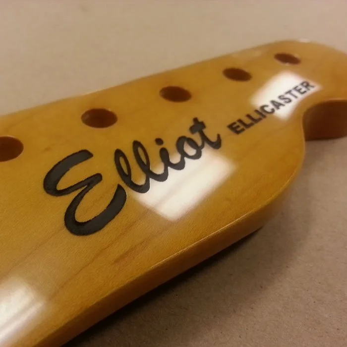 custom engraved personalized guitar