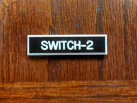 Electrical Panel Engraved Labels