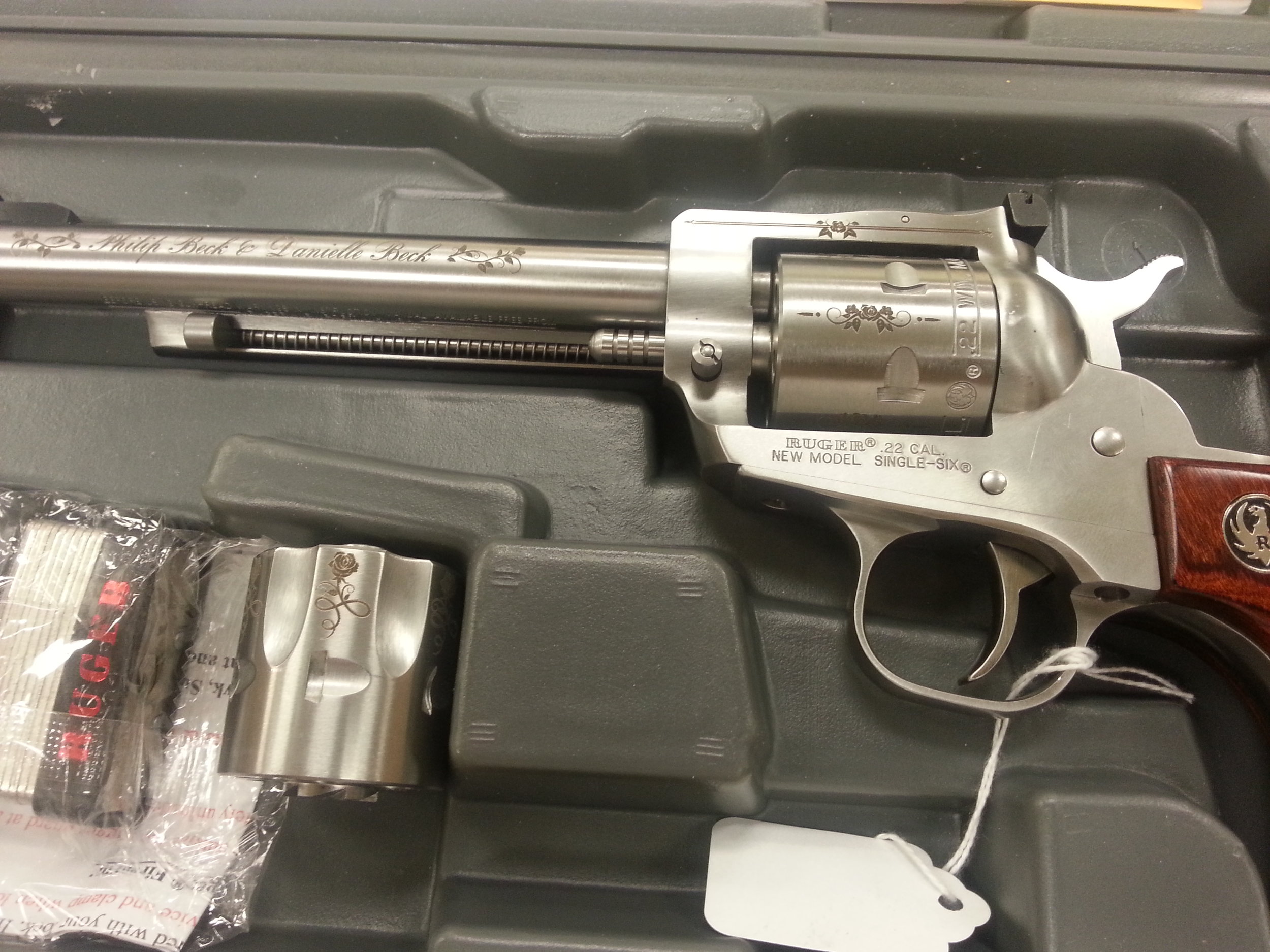 Custom Engraved Revolver - Personalized Revolver Engraving - Firearm Projects from Engrave It Houston