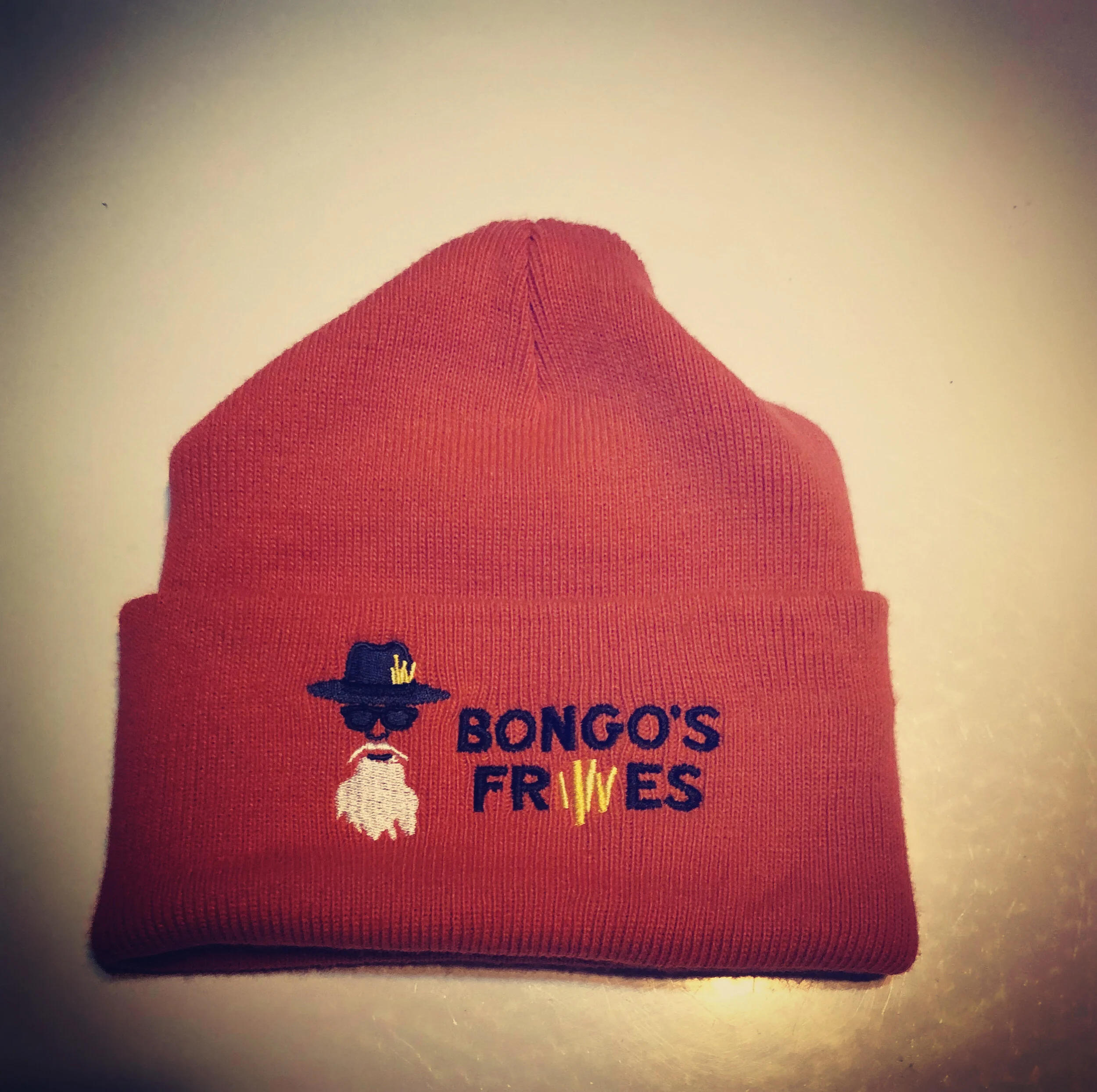 Bongos Fries Orange Beanie Hats
