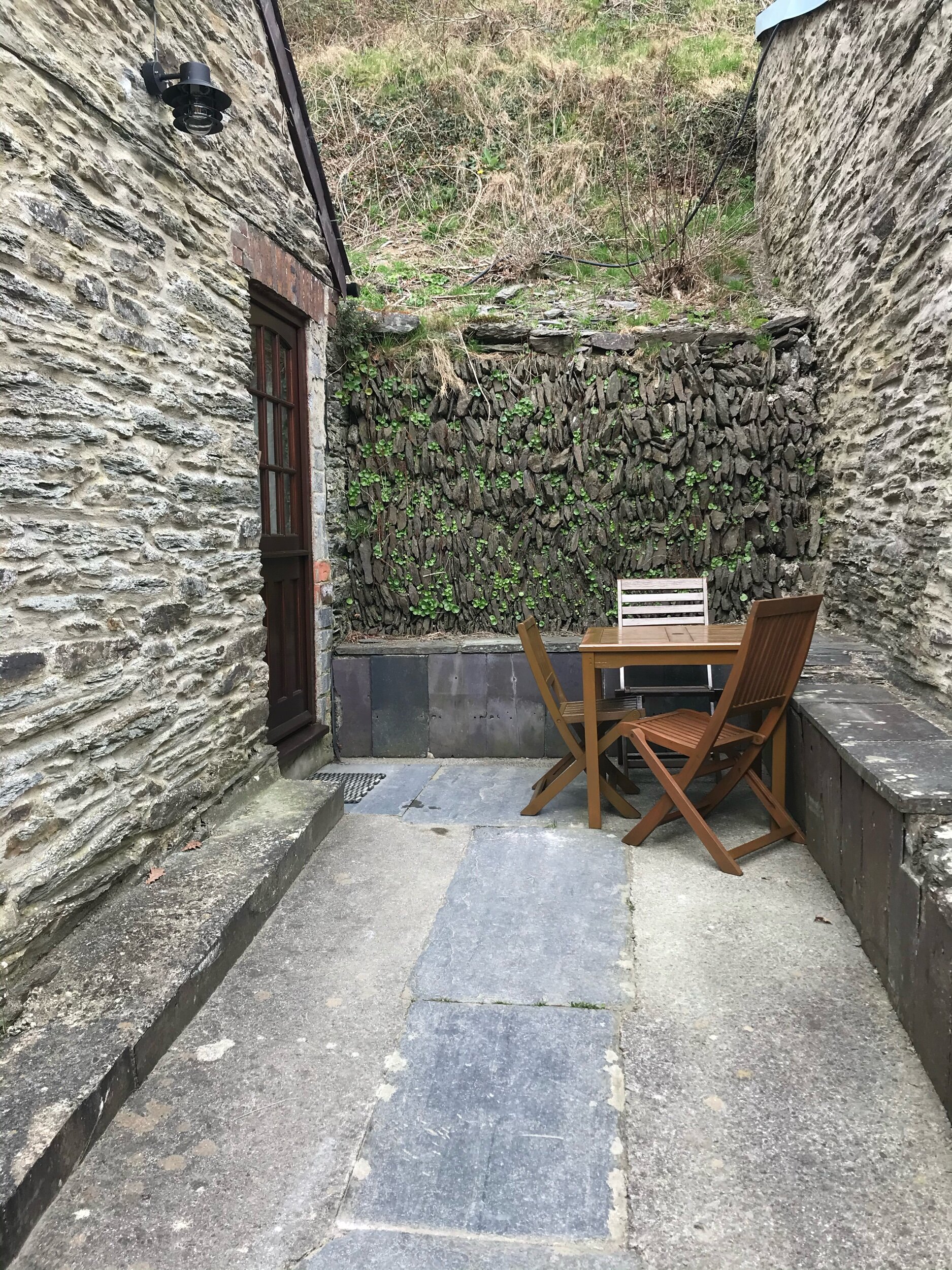 Outdoor seating area  Gorse Cottage