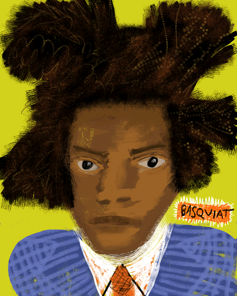 Jean-Michel Basquiat, Procreate drawing