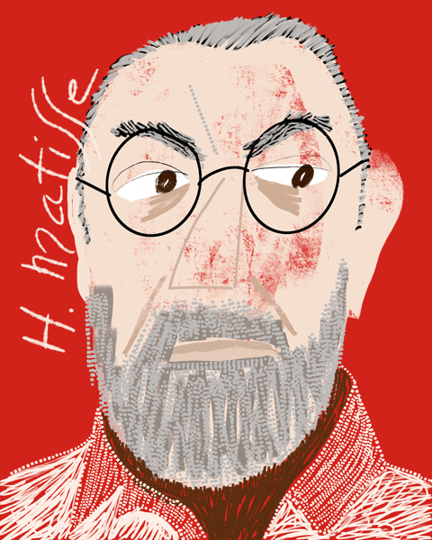 Henri Matisse, Procreate drawing