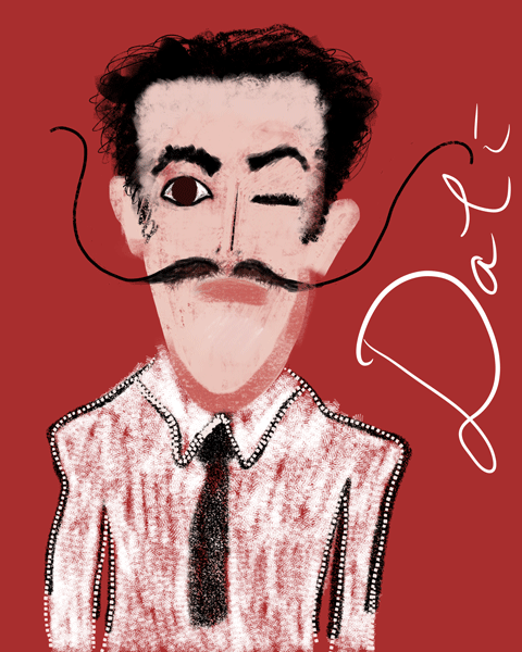 Salvador Dalí, Procreate drawing