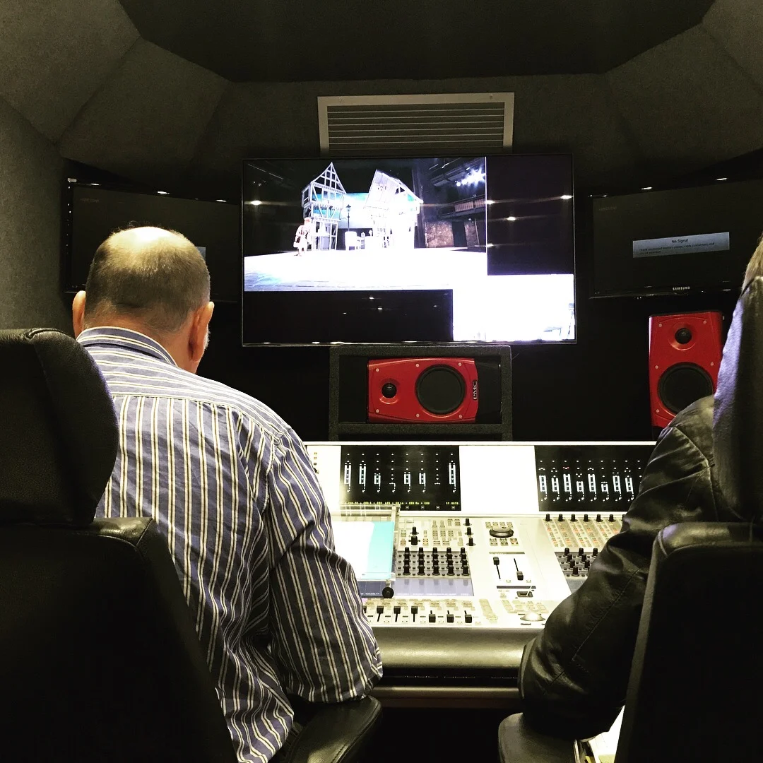 In the Red TX Audio Truck polishing the RSC Live Mix