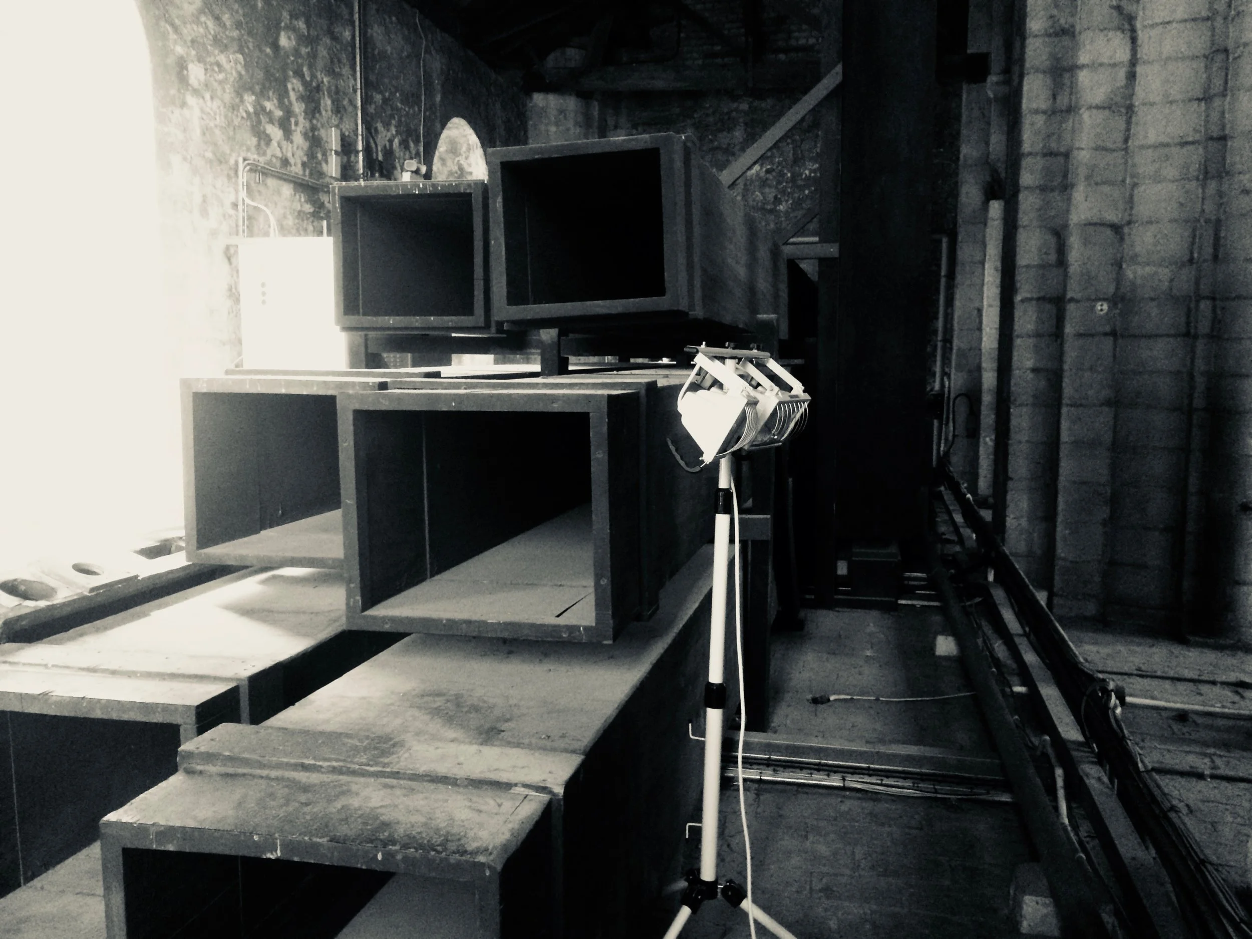 The massive, horizontal bass organ pipes at Ely Cathedral are big enough to crawl into