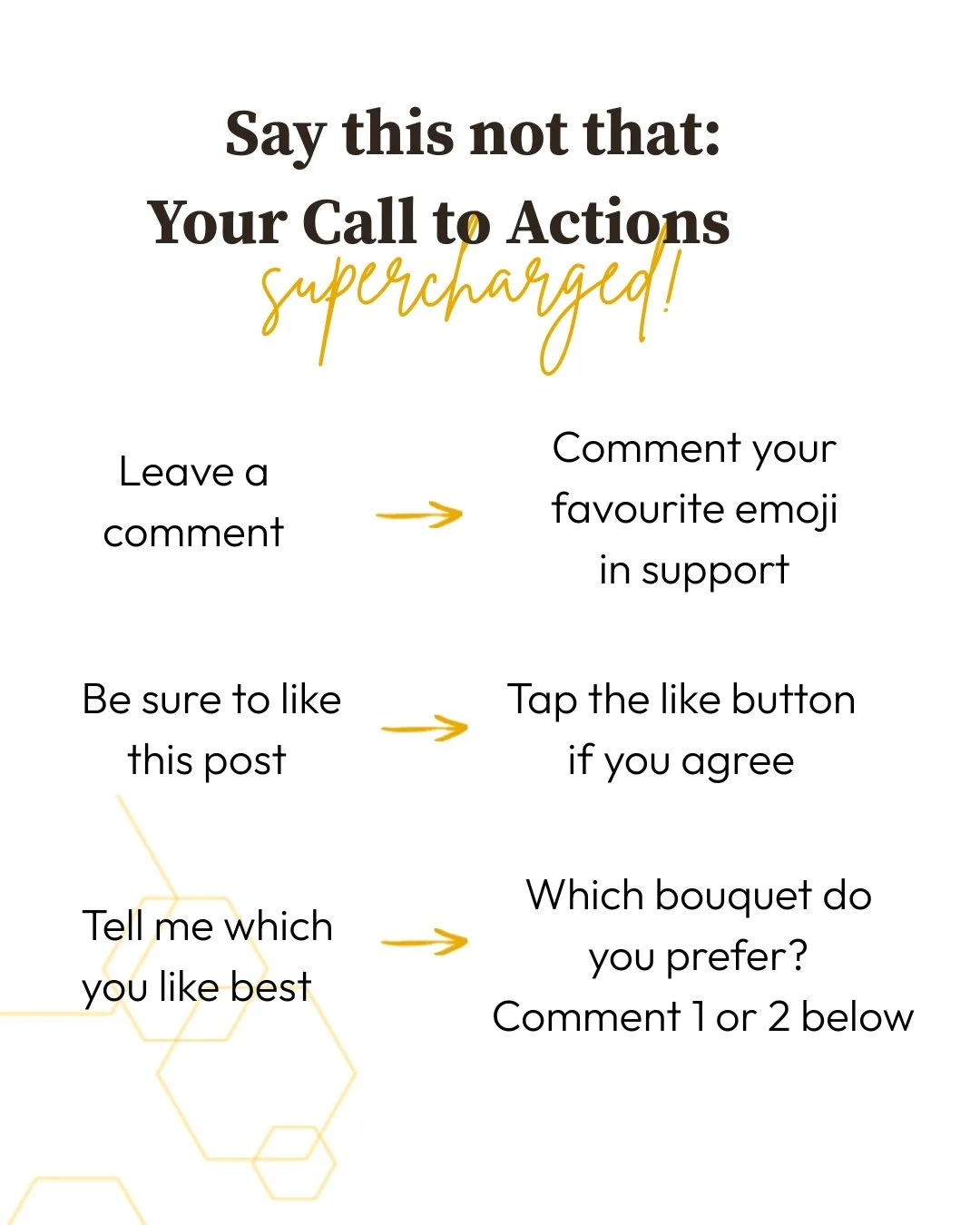 Hands up if getting someone to even LIKE your post is akin to de-thorning roses... 🙋

If you&rsquo;re putting time into your content, be that social, email or website, but not getting much back, it might be your 'Call to Action' that&rsquo;s letting