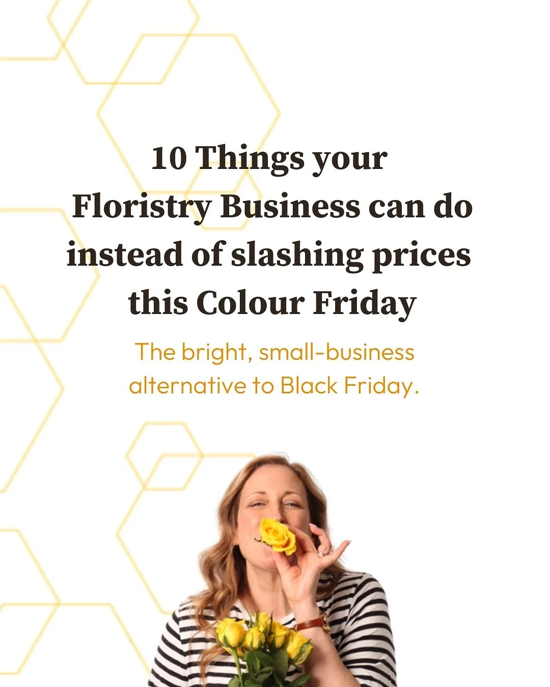 We&rsquo;re not here for Black Friday.

We&rsquo;re here for Colour Friday - the brighter, better alternative from @holly.co that champions small businesses over soulless sales.

Because while big retailers slash prices, small independents like you a