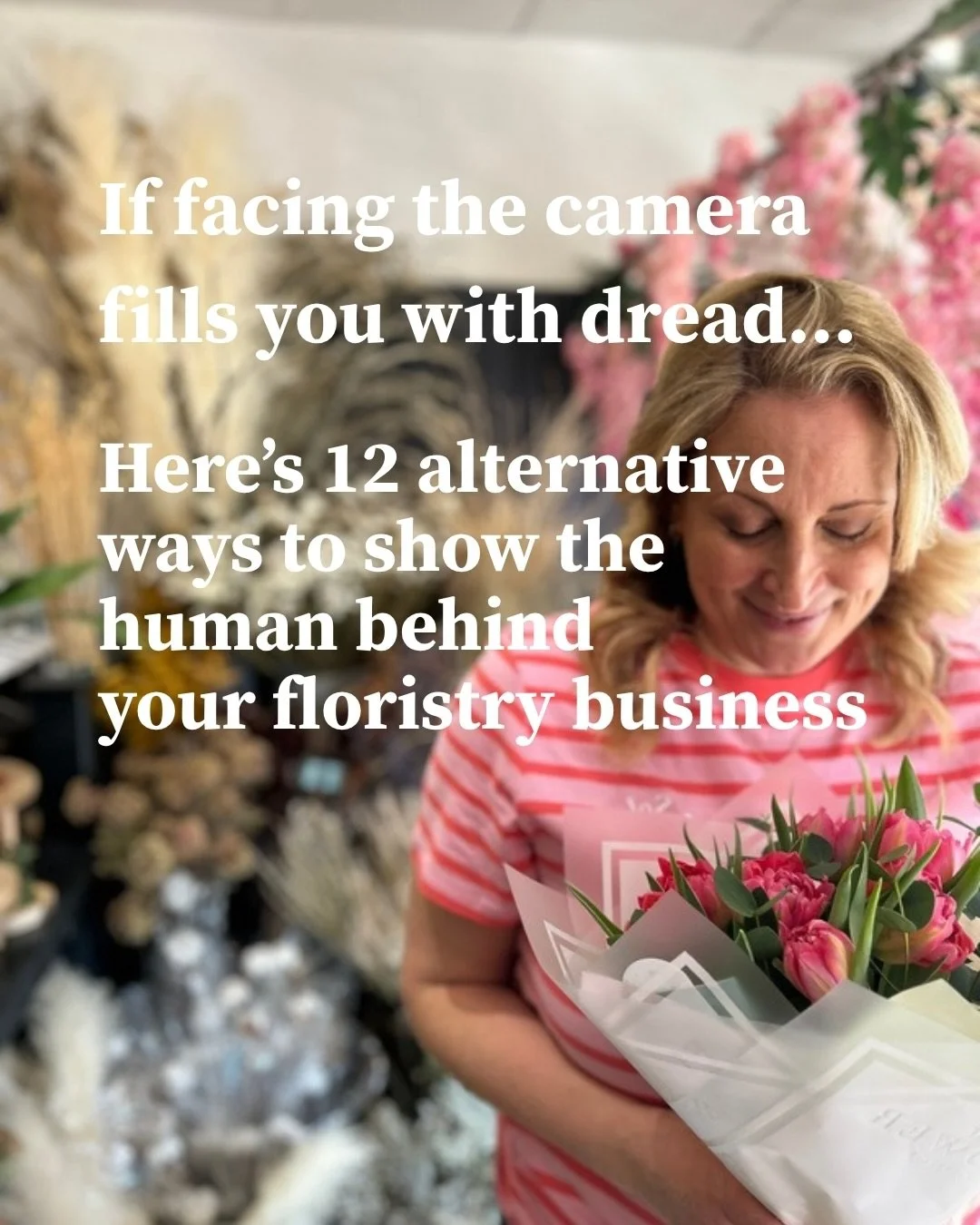 Have you ever said...

&ldquo;I hate being on camera.&rdquo;
&ldquo;I feel daft.&rdquo;
&ldquo;I never know what to do with myself.&rdquo;
&ldquo;I just post photos of the flowers.&rdquo;

And honestly? We have days like this too - the unwashed, jogg