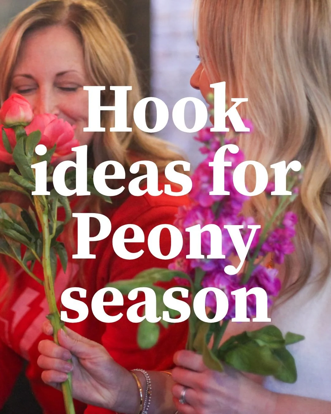 Peonies are doing the heavy lifting right now 🌸

They&rsquo;re the ones stopping the scroll, filling the shop and getting all the attention, so let them!

This is your moment to:
💛 show them off
💛 talk about them
💛 sell more of them

Because the 