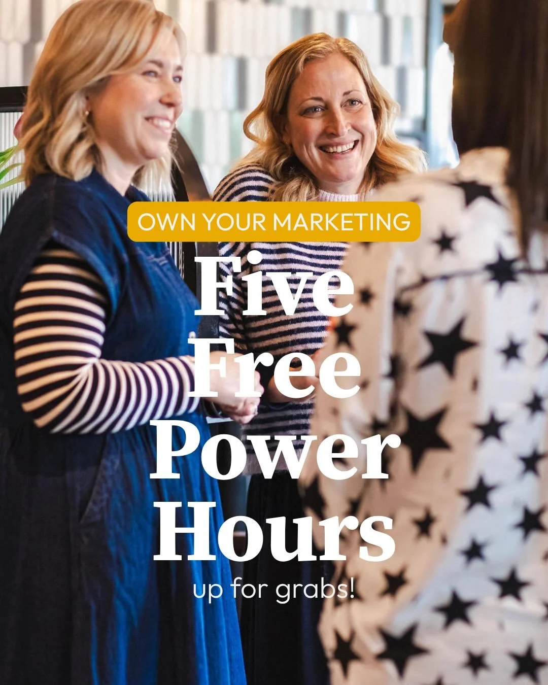 ✨ We&rsquo;re giving away 5 Power Hours&hellip;

When Own Your Marketing reopens on Monday 18th May, the first 5 florists to sign up will receive a free 1:1 Power Hour with us 💛

A full 60 minutes, just you and us, focused on your business, to discu