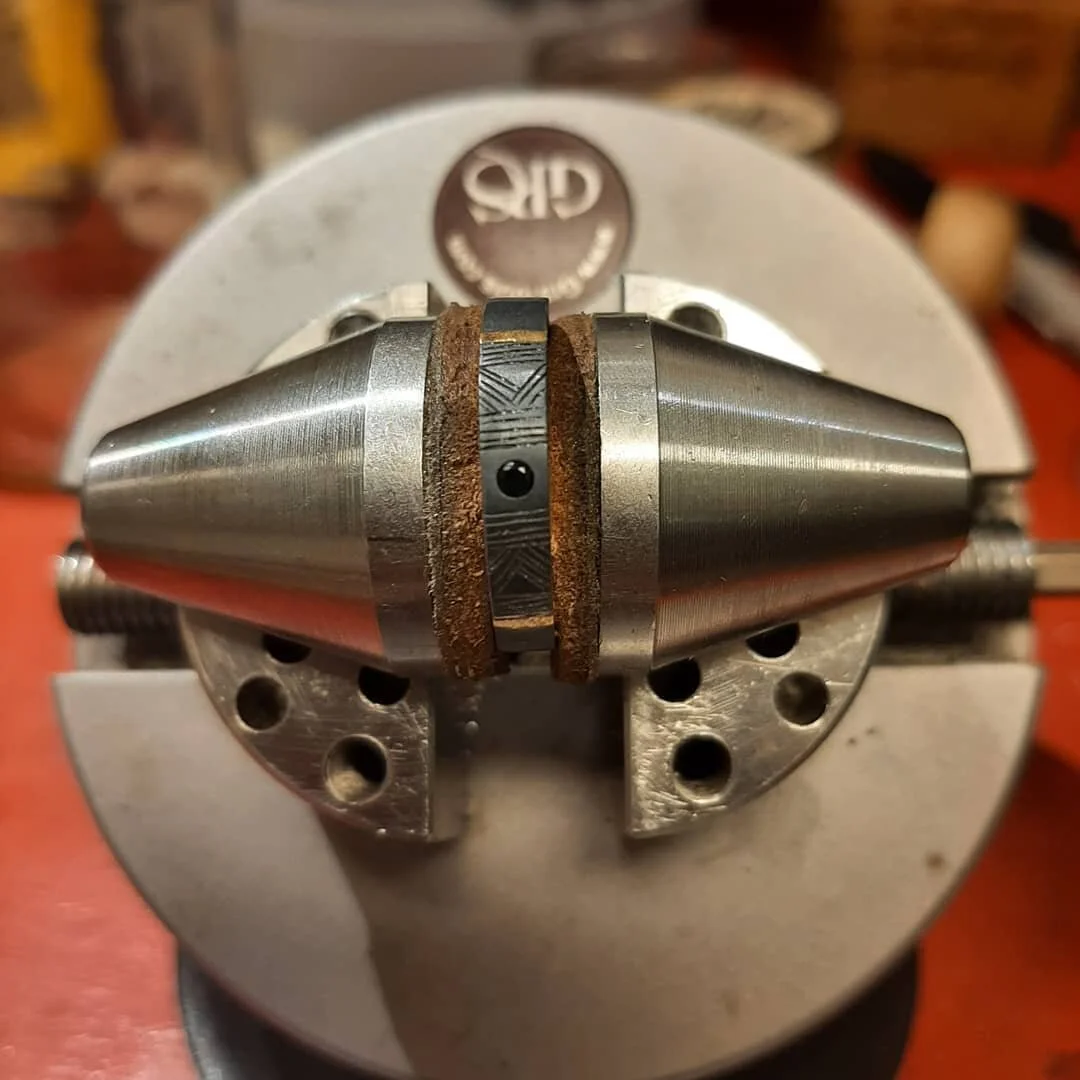 Still a work in progress but it should be finish tonight. I'm extra liking this one because I inlayed 14k gold and it just pops. I want to sell or raffle it off to donate to the water protectors of Line 3. What do you think? Raffle? Or interested in 